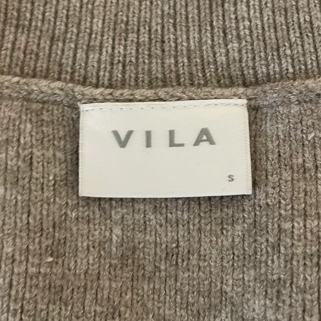 Grå stickad väst, VILA , storlek S - 91