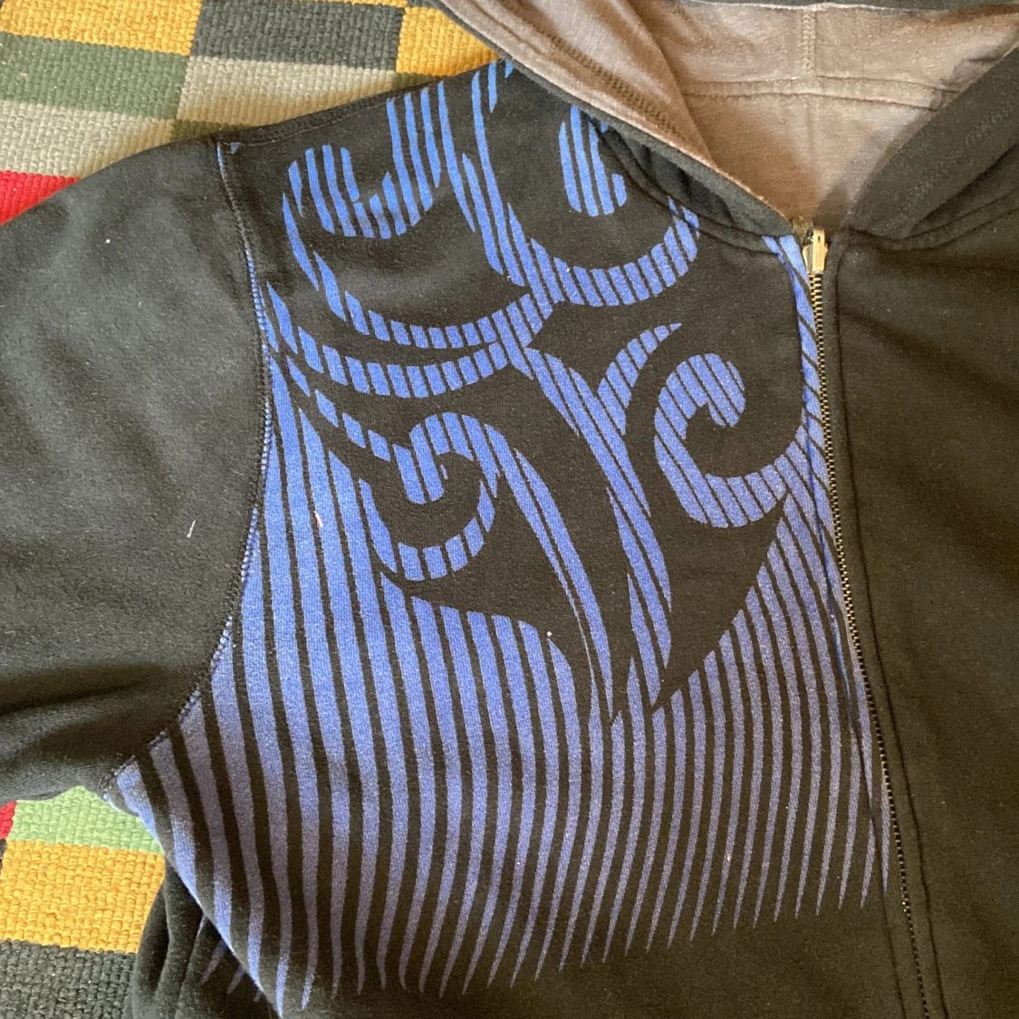 Ut och in vändbar hoodie - 90