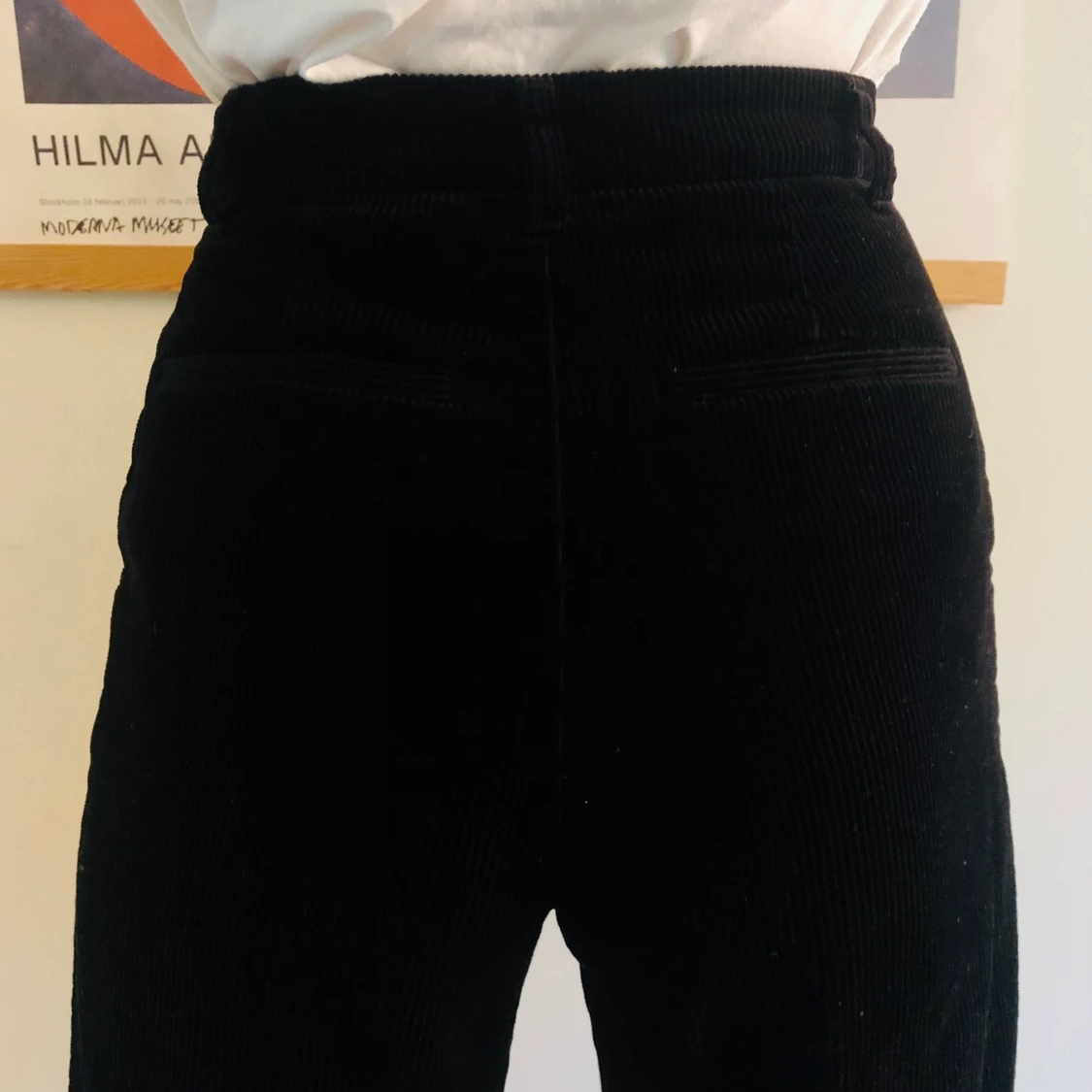 Svarta manchesterbyxor Uniqlo strl 34-36 - 91