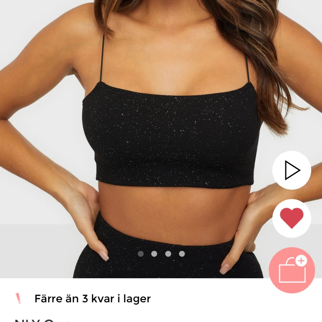 Glitter Crop Top - 91