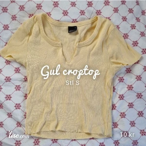 Gul topp, nyskick - ^^