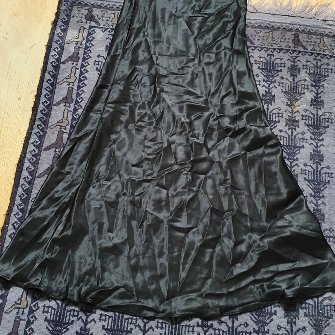 Long fest satin klänning  - 91