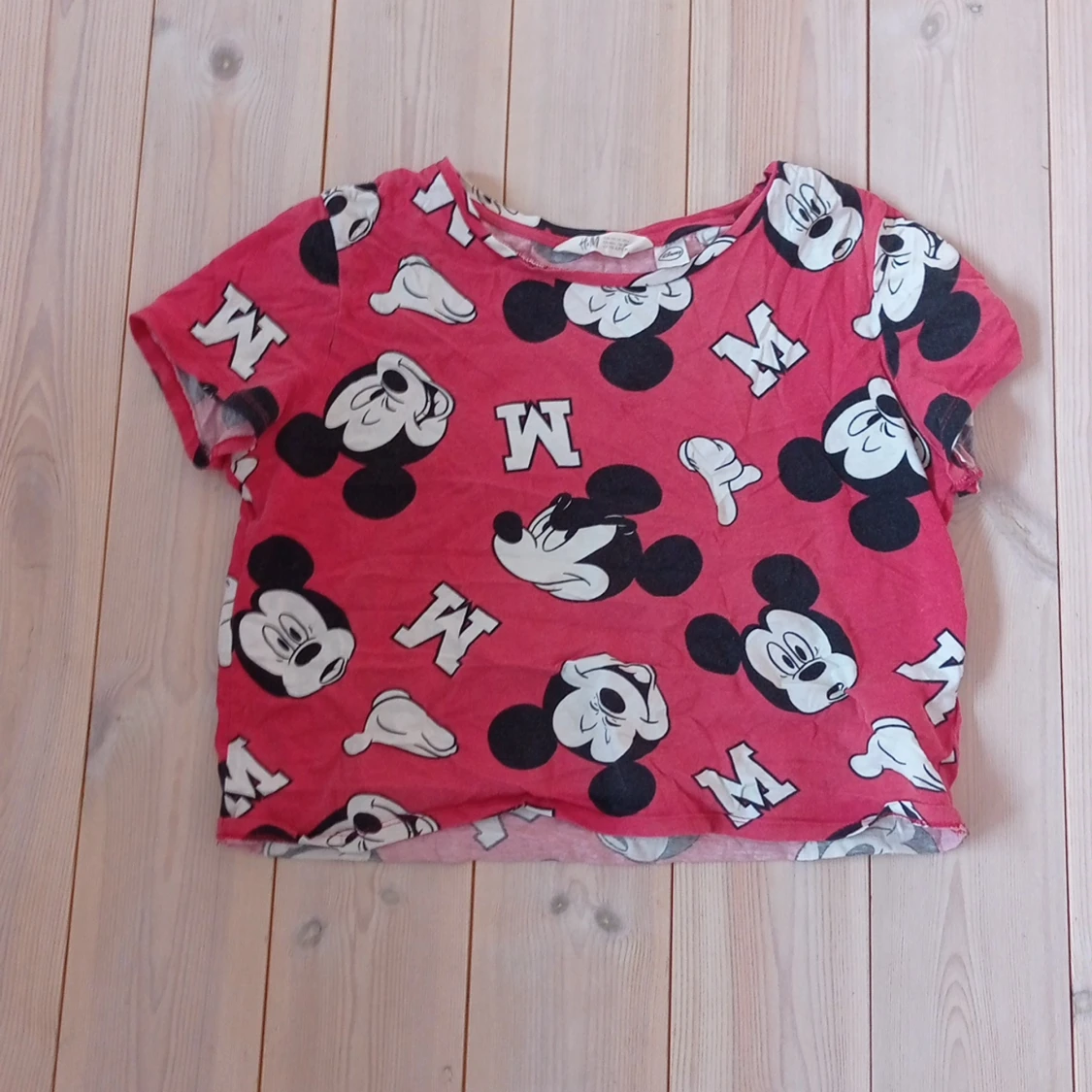 HM crop top Micky mouse storlek S - 90