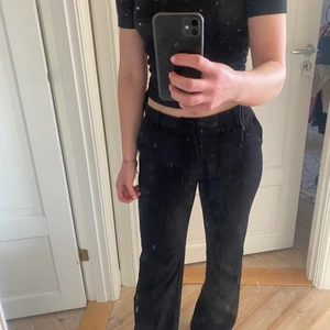 Lågmidjade kostymbyxor  - Trendiga snygga kostymbyxor, lågmidjade, långa😍