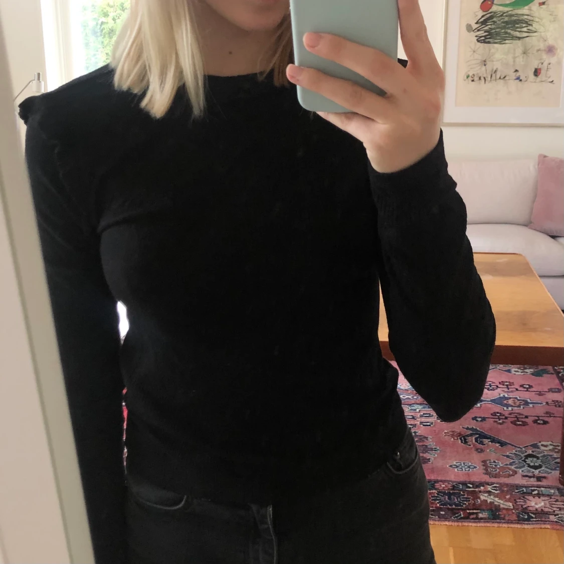 Svart basic tröja xs - 90