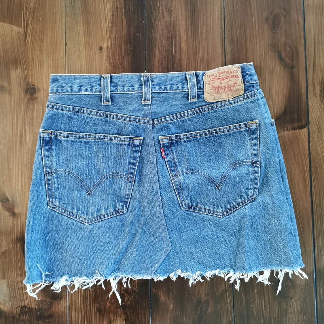 VINTAGE Levis 501 jeanskjol 