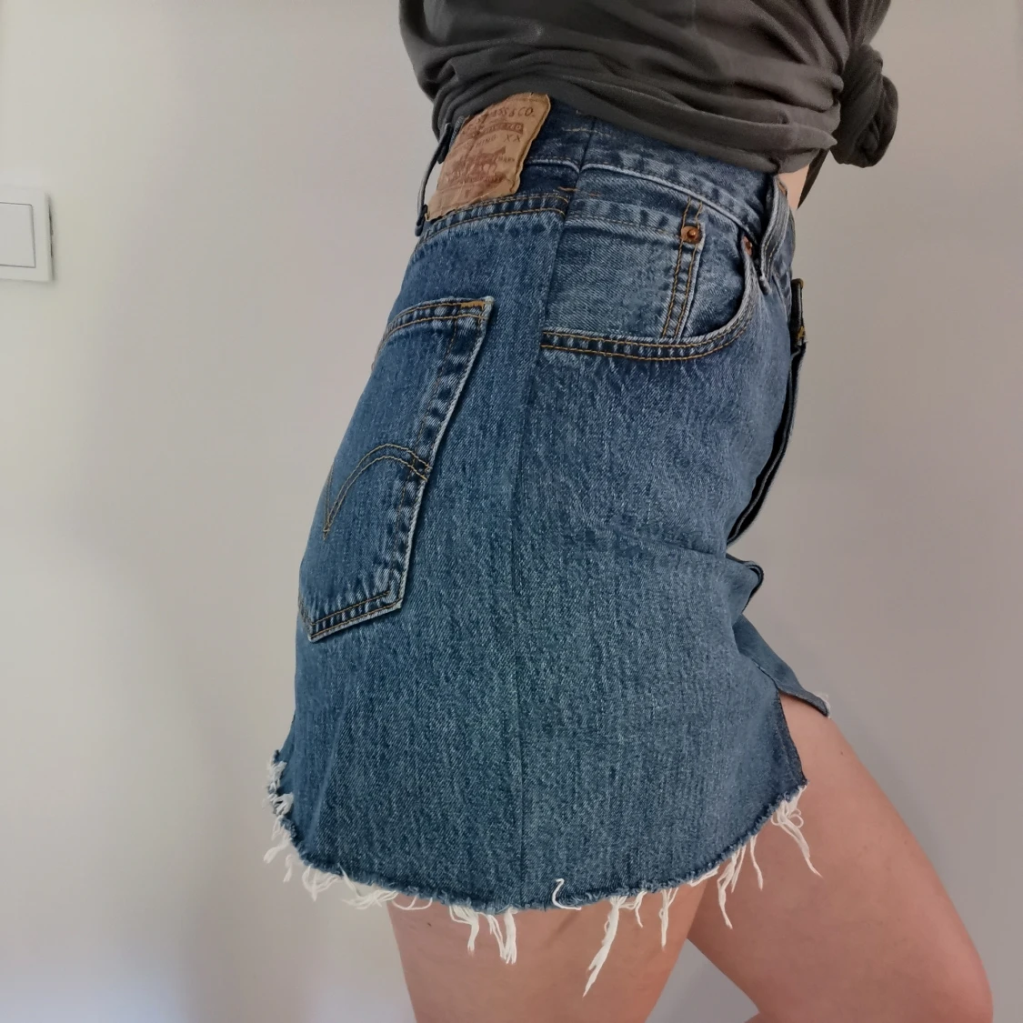 VINTAGE Levis 501 jeanskjol  - 90