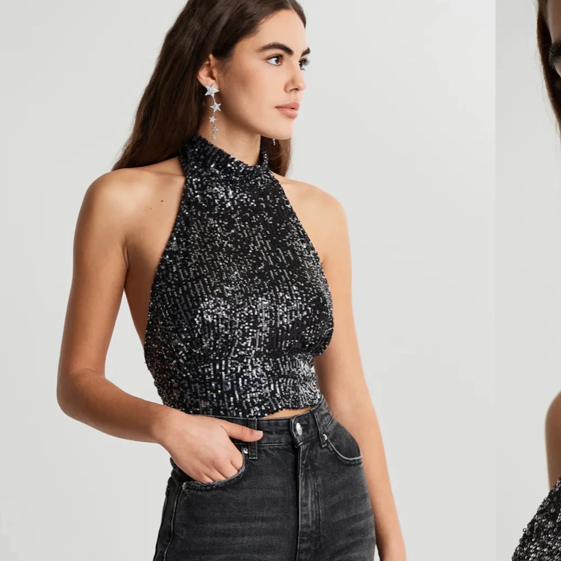 Paljettopp, Gina Tricot, S