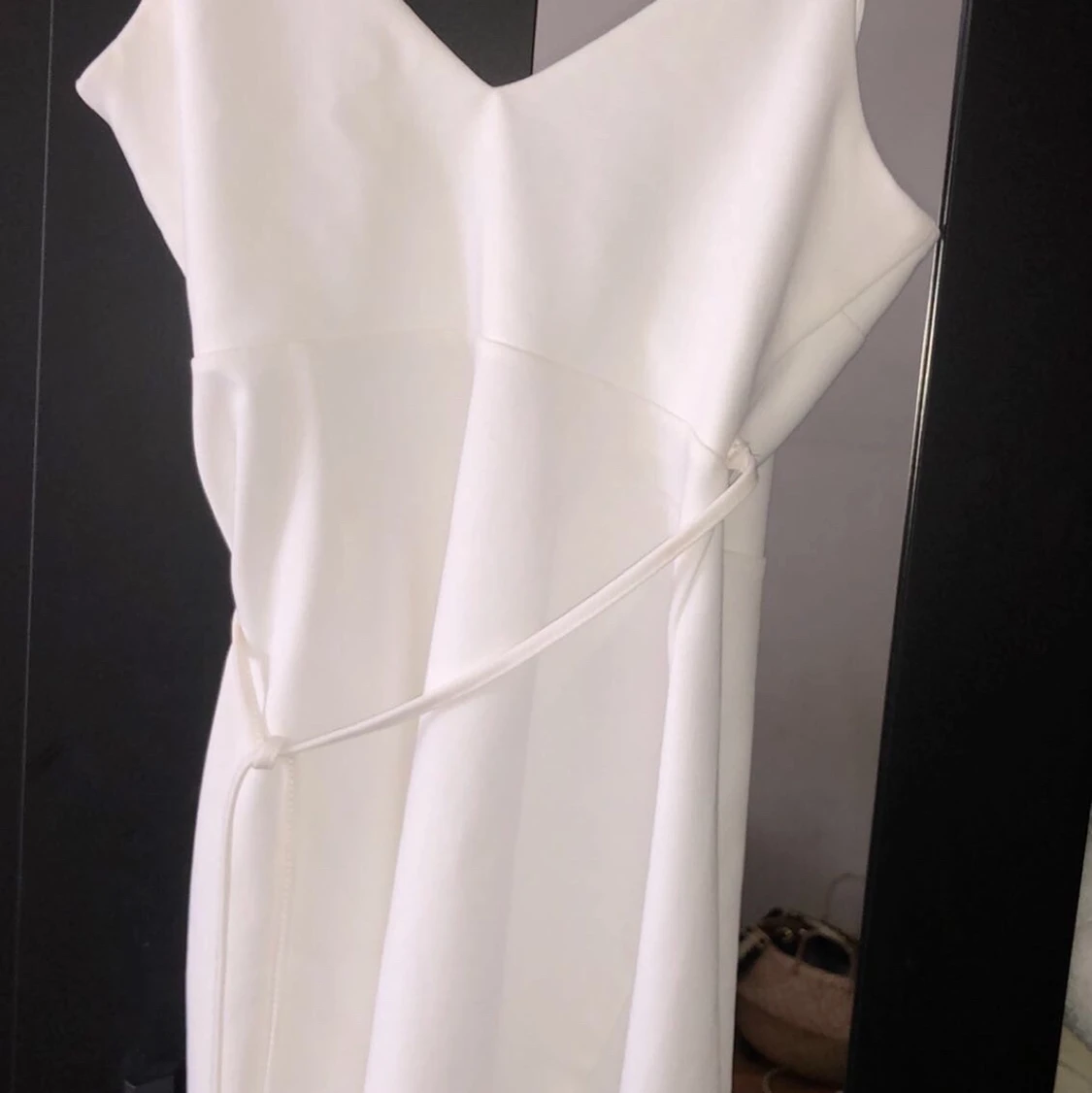 Vit omlottklänning - 90