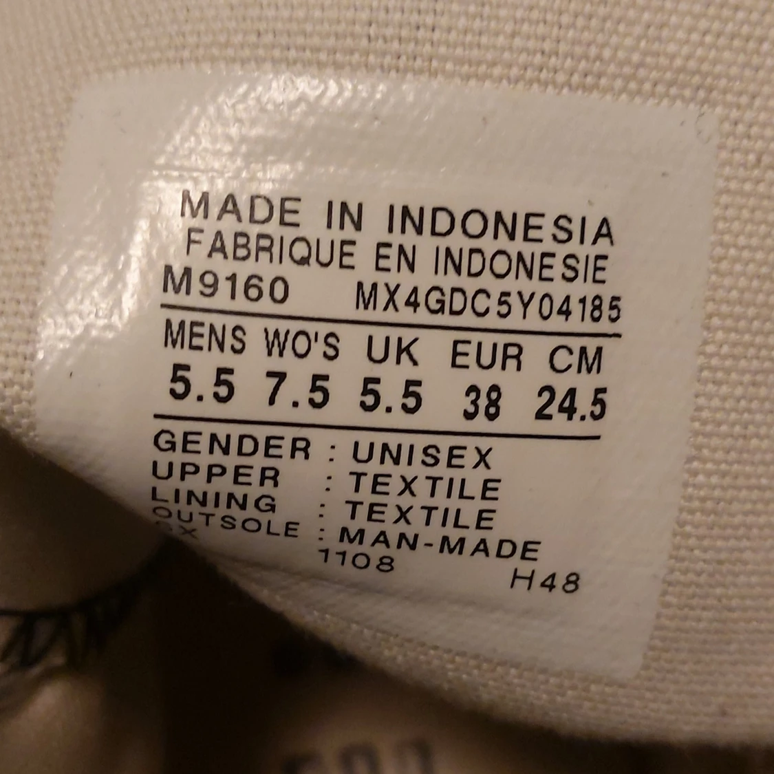 Converse, svarta, storlek 38 - 91