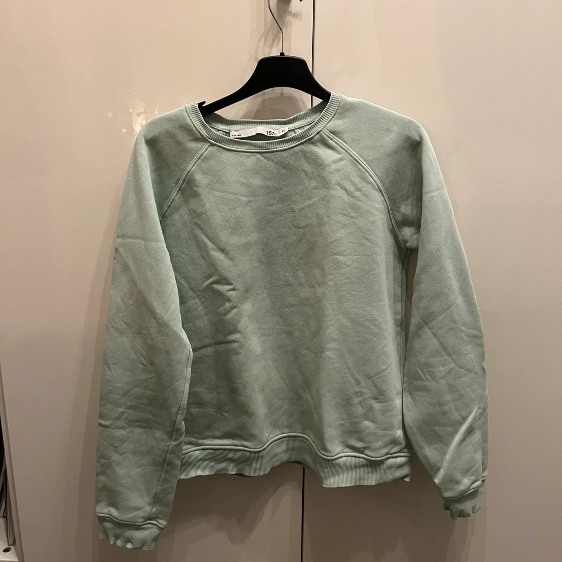 Turkos/ljus grön sweatshirt stl xs/s