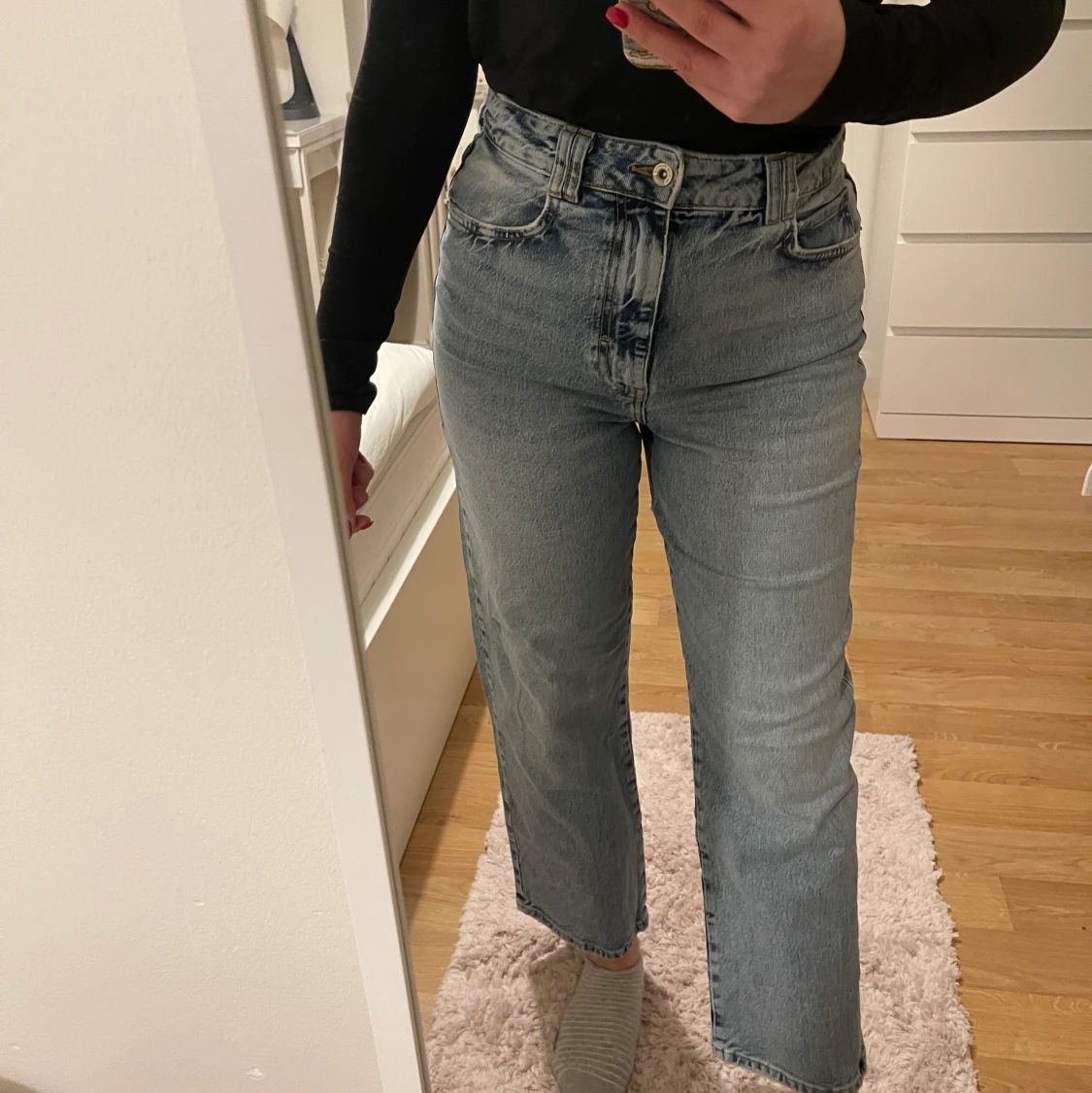 Cropped flared jeans from Zara