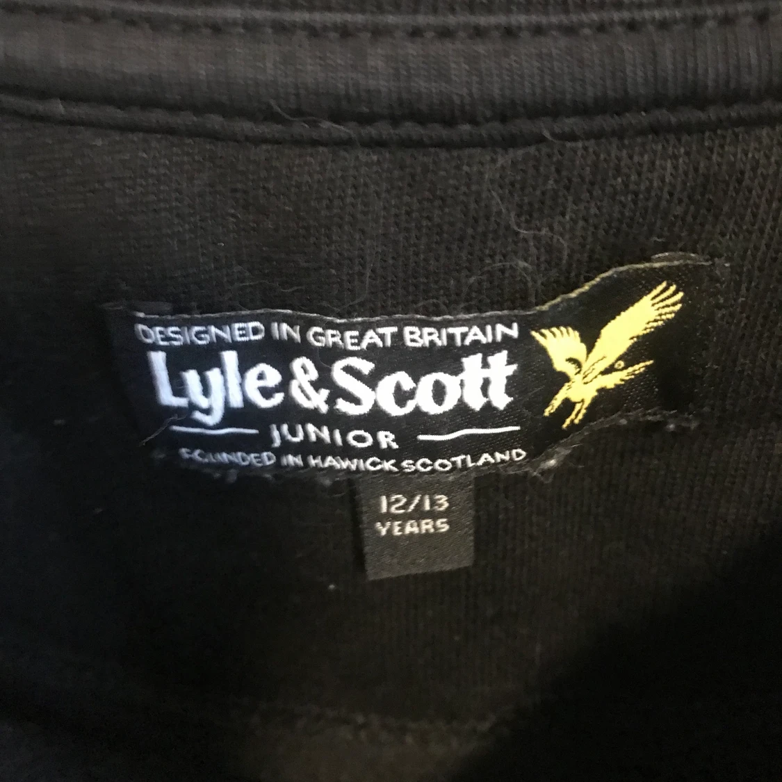 Lyle & Scott sweatshirt svart strl s - 90