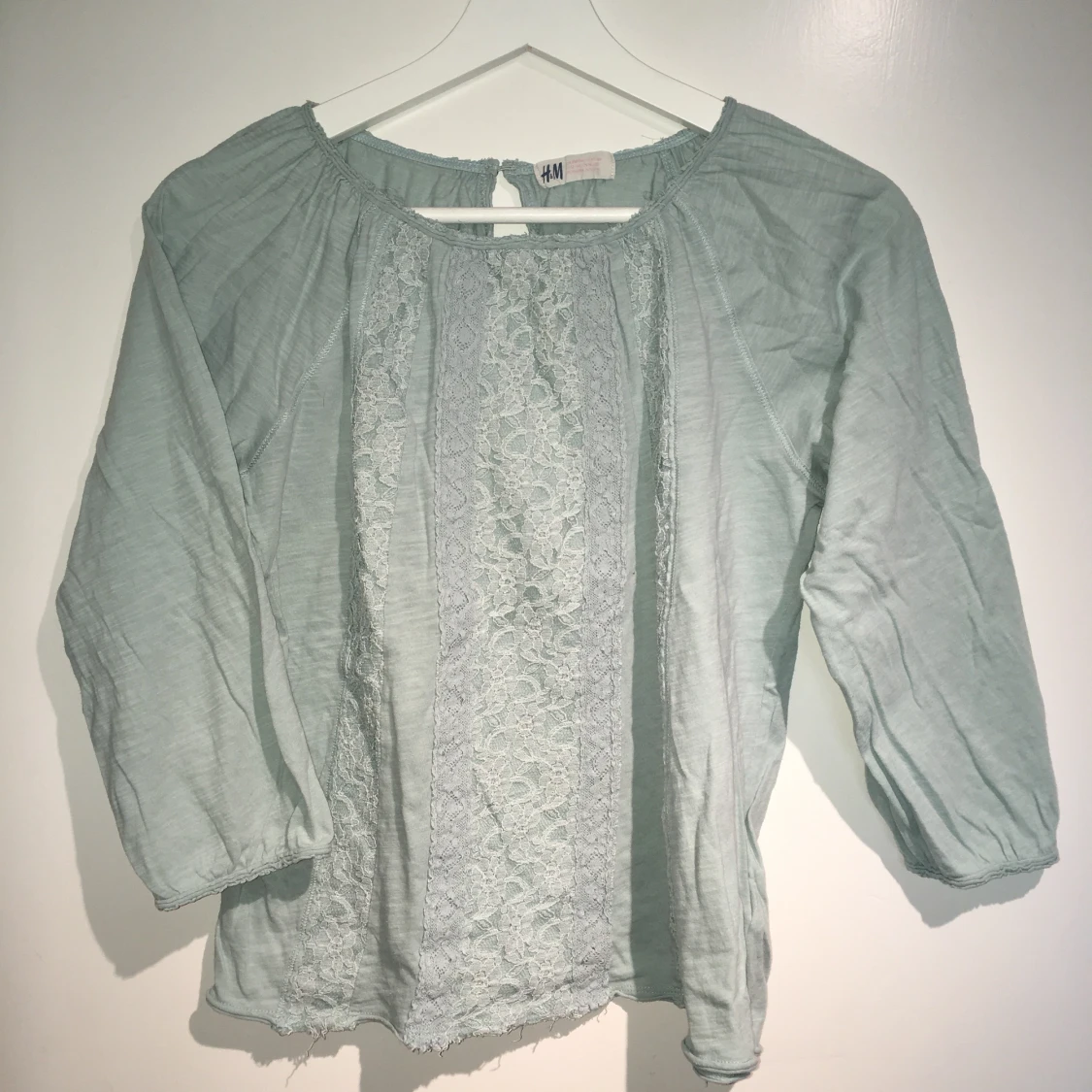 Söt ljusgrön blus