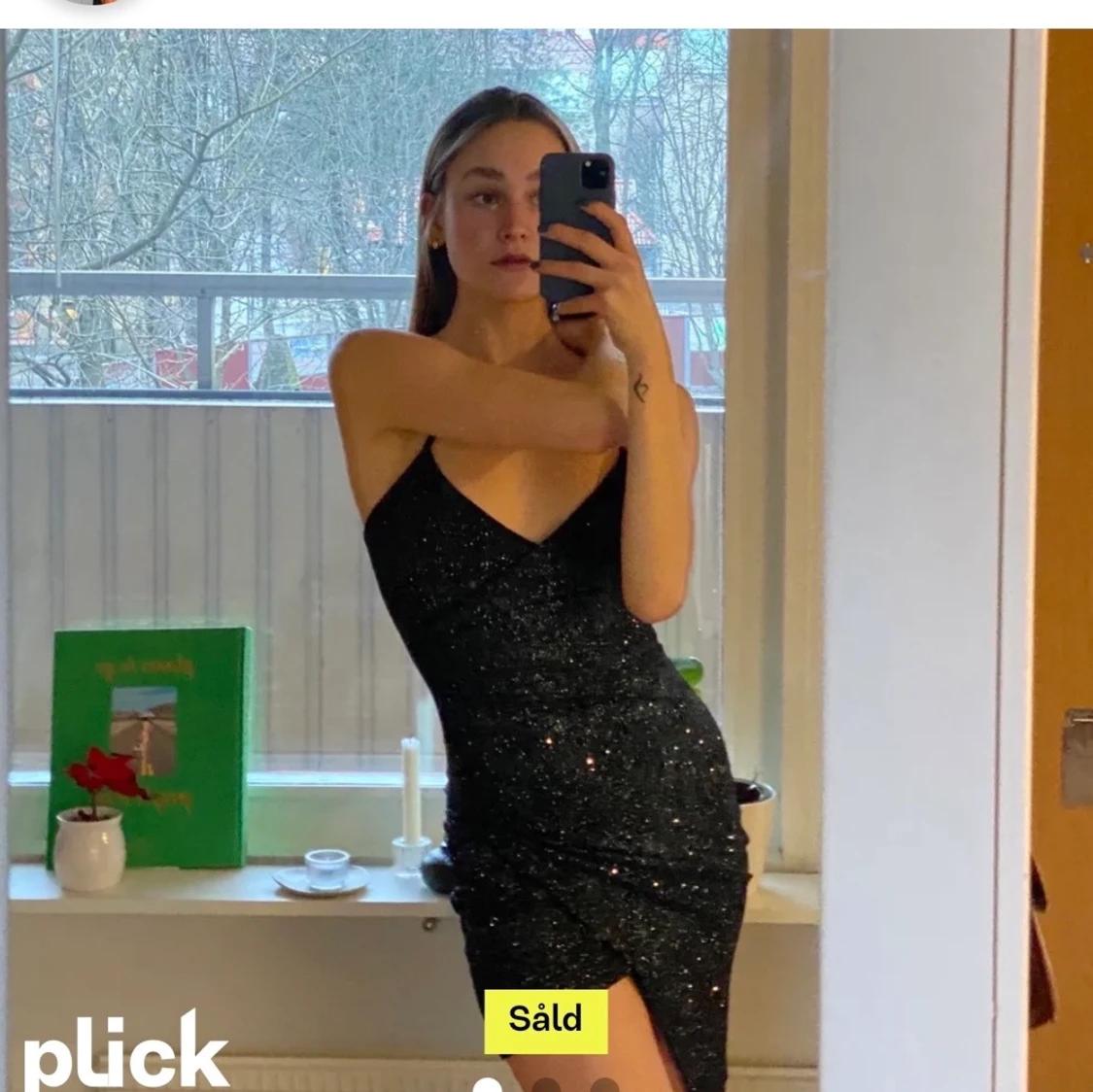 Glittrig klänning g