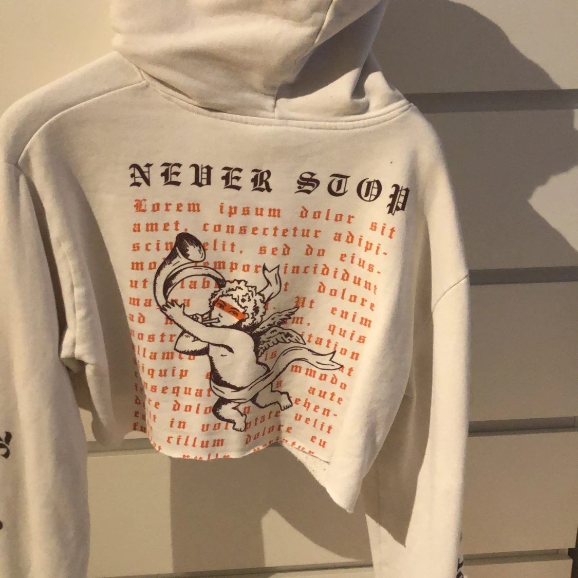 En cropad hoodie - 91