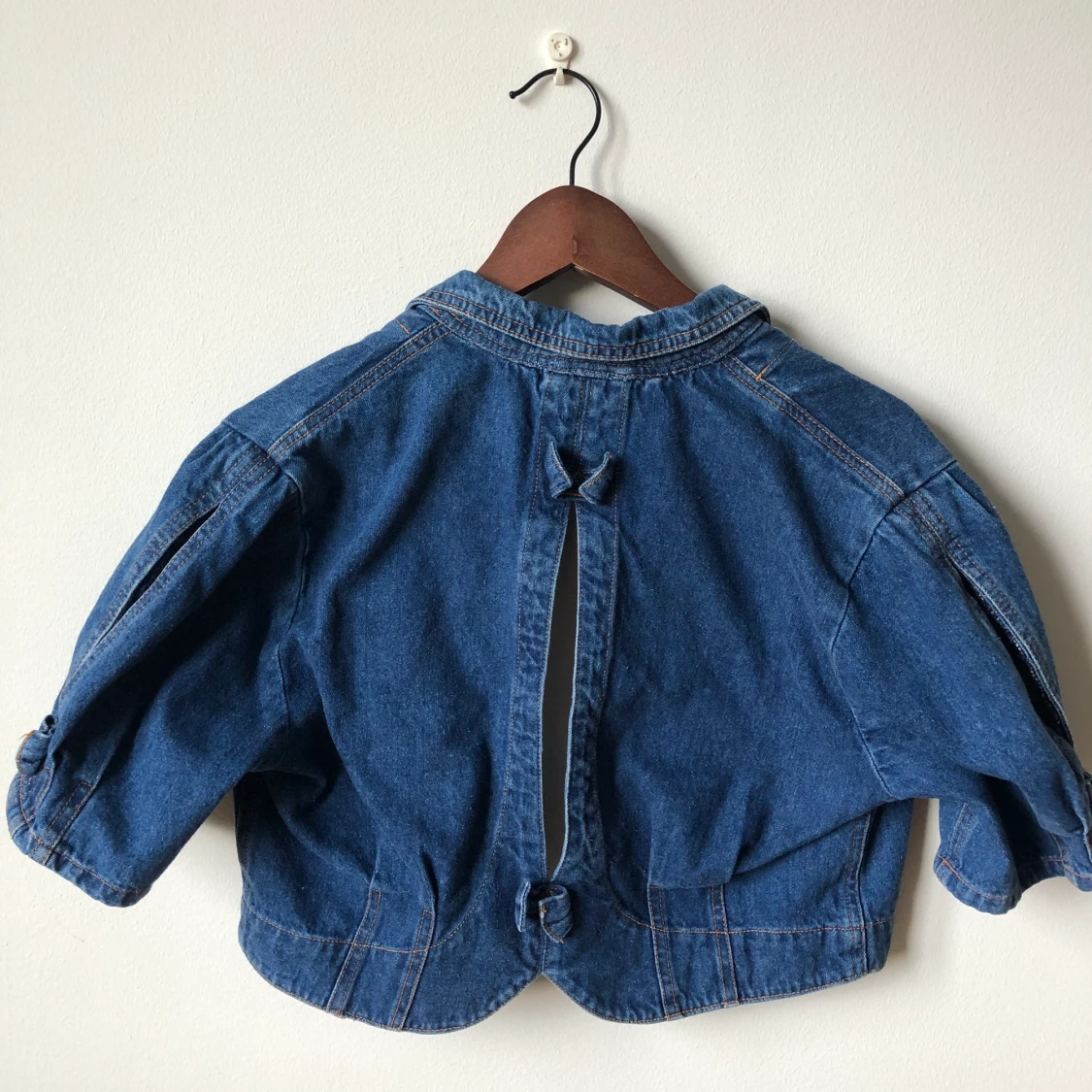 Croppad Jeansjacka  - 91