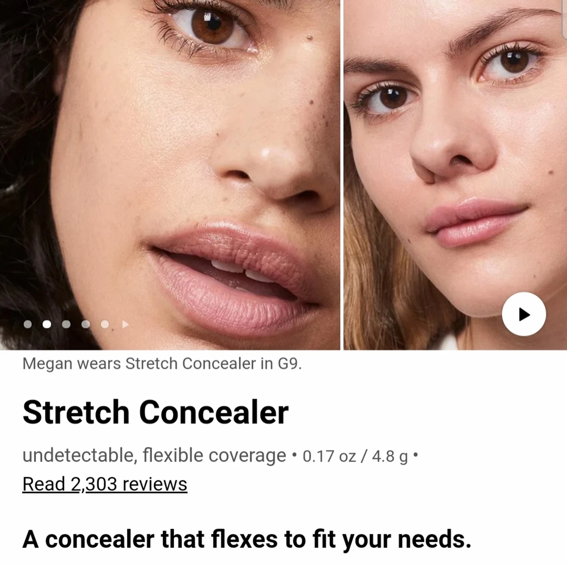 Glossier stretch concealer - 91