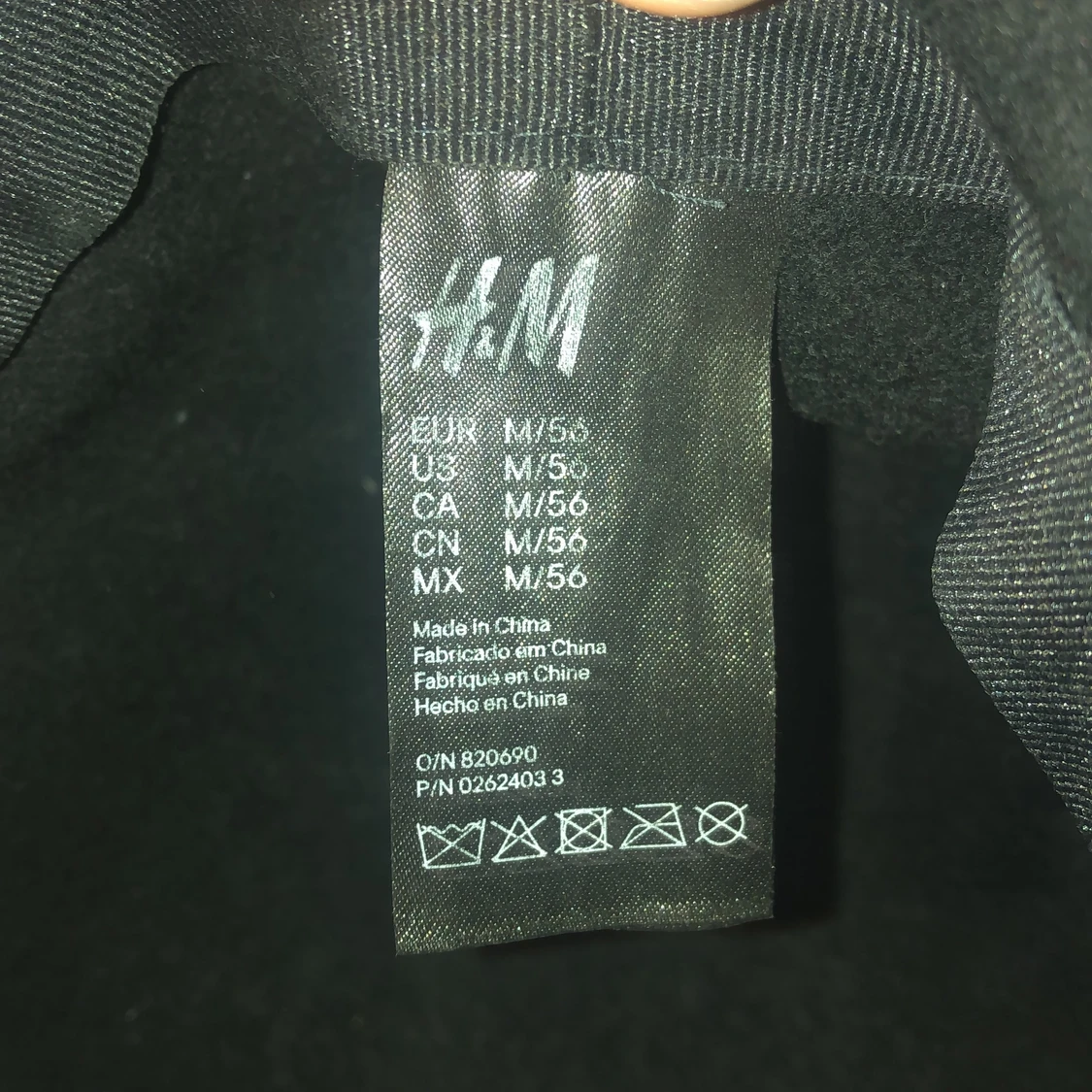 Svart hatt från hm  - 90