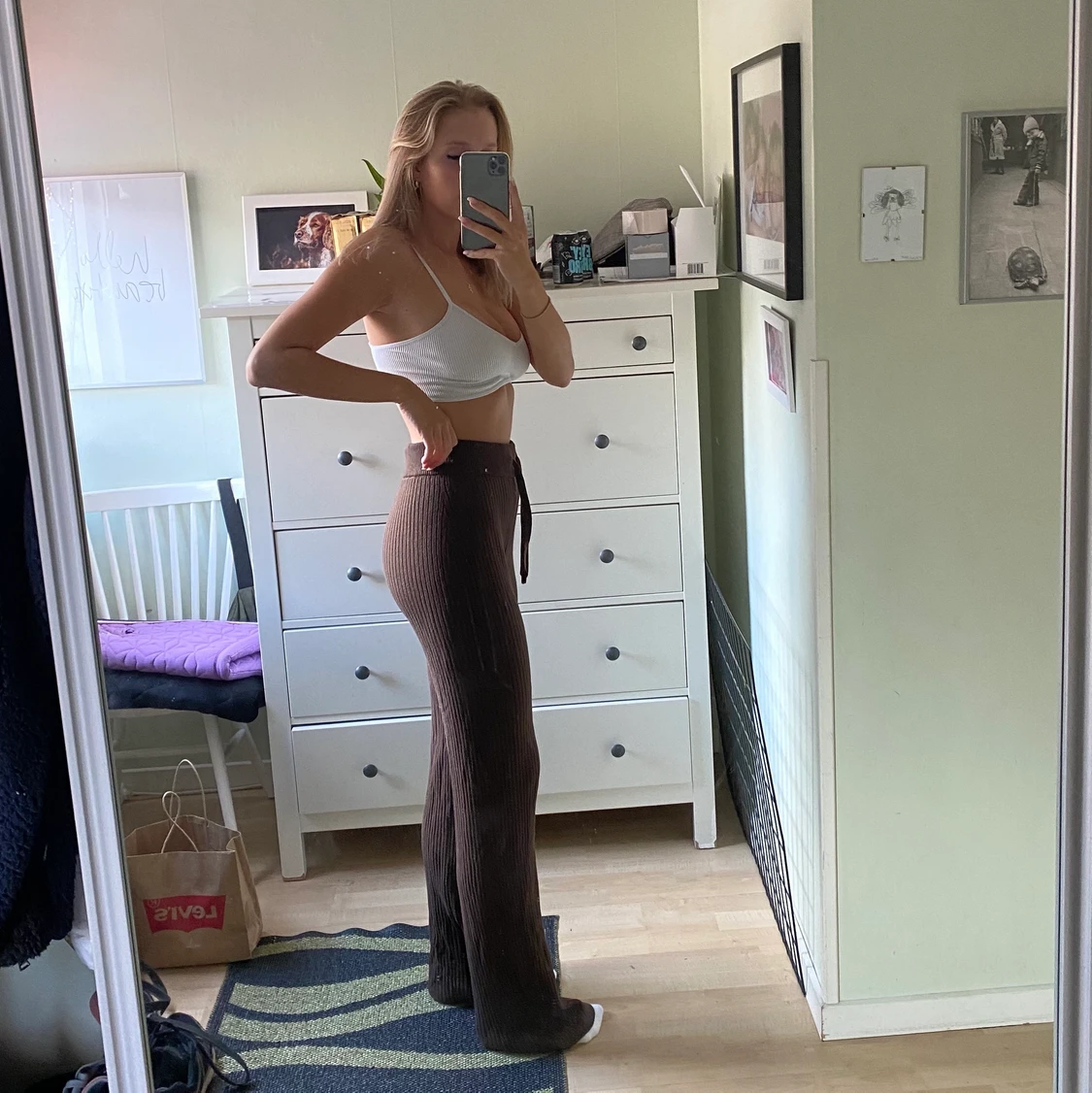 Ribbade mjukisbyxor ifrån LXA - 90