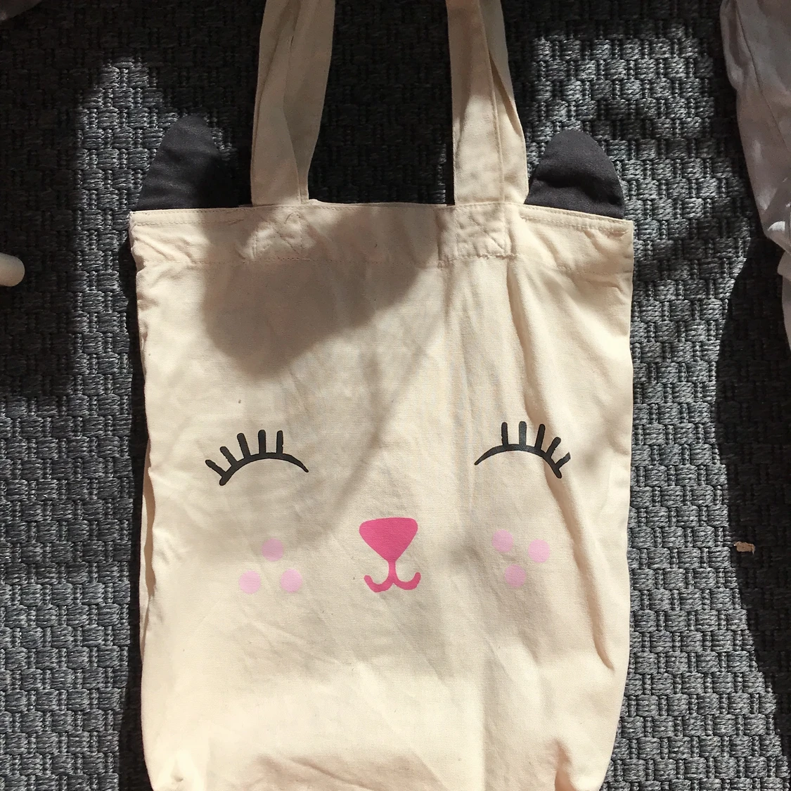 Söt liten katt tygpåse