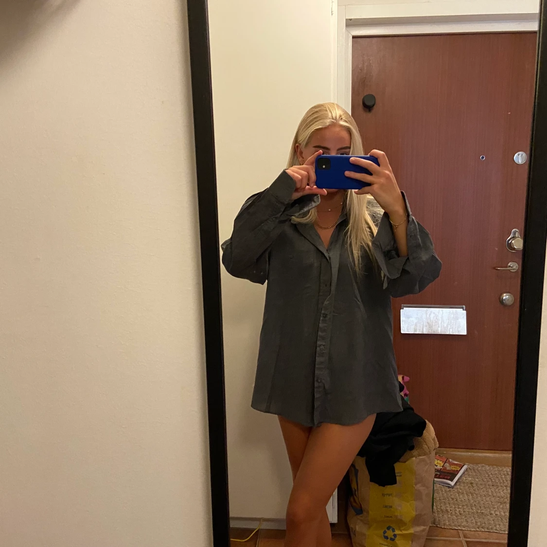 Thrifted skjorta - 91