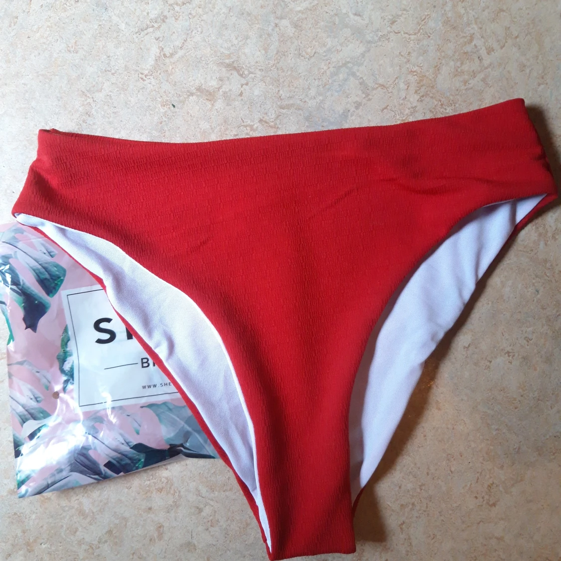 Bikiniunderdel, högmidja, stretch