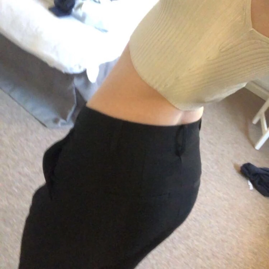 Lågmidjade kostymbyxor  - 90