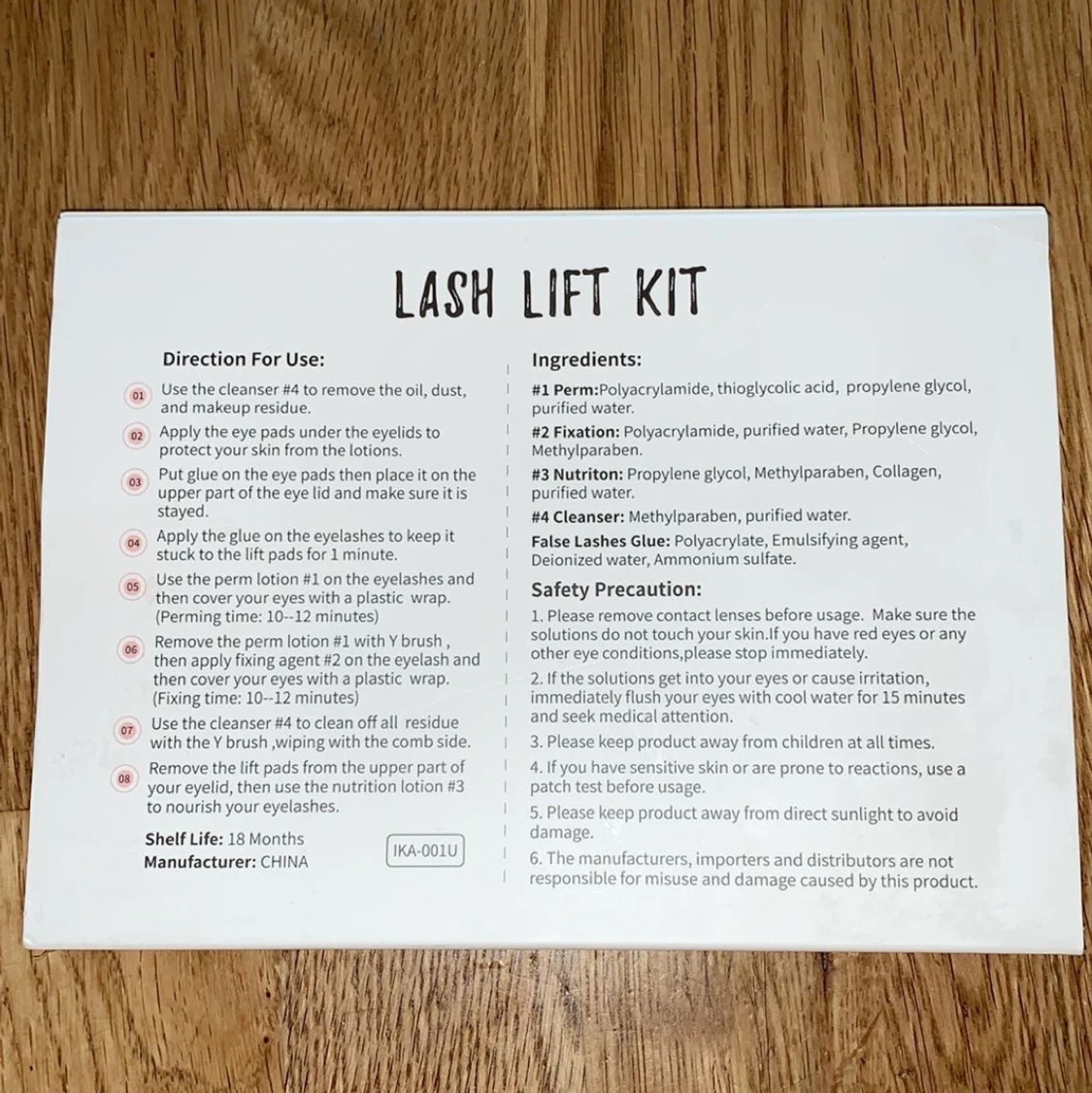 Lash lift kit  - 91