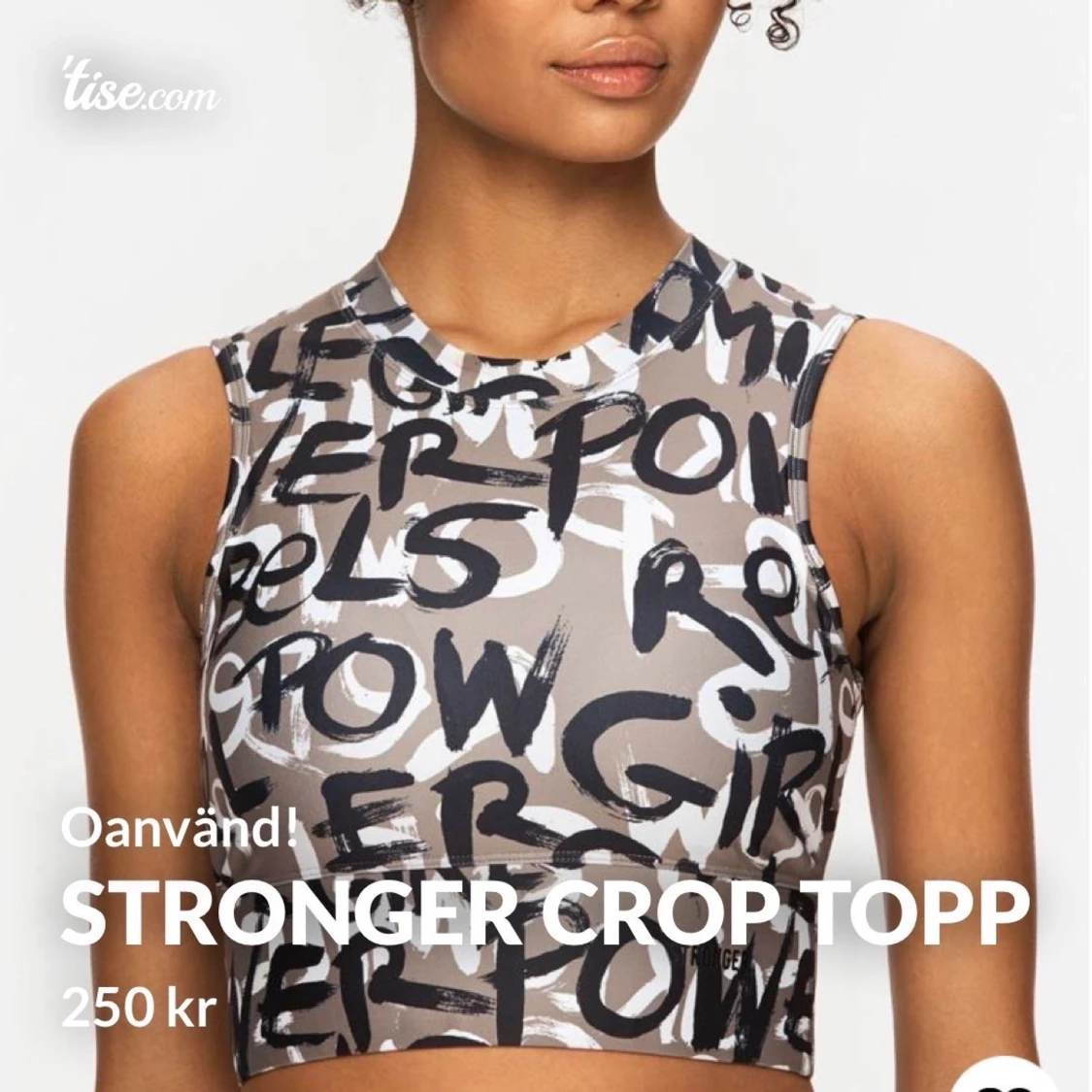 Crop topp STRONGER 
