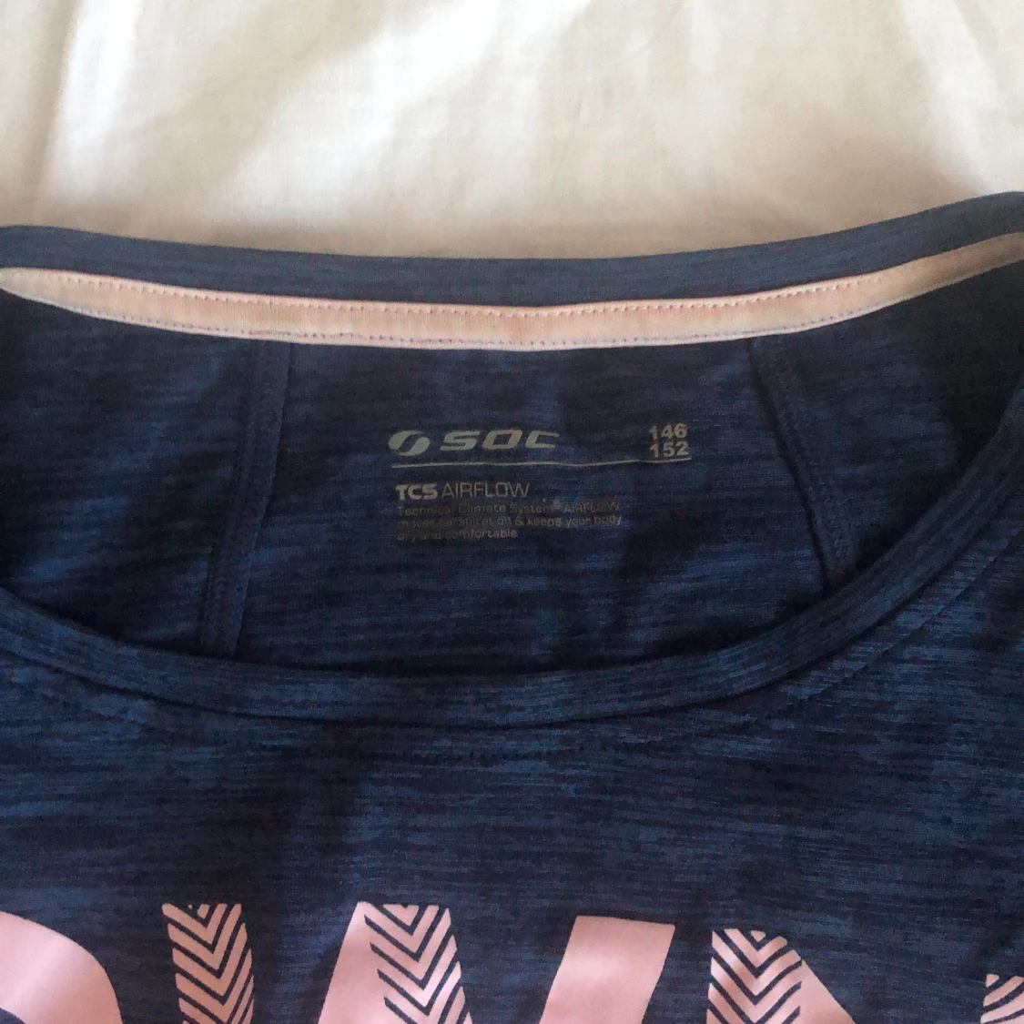 Träningst-shirt marinblå - 90