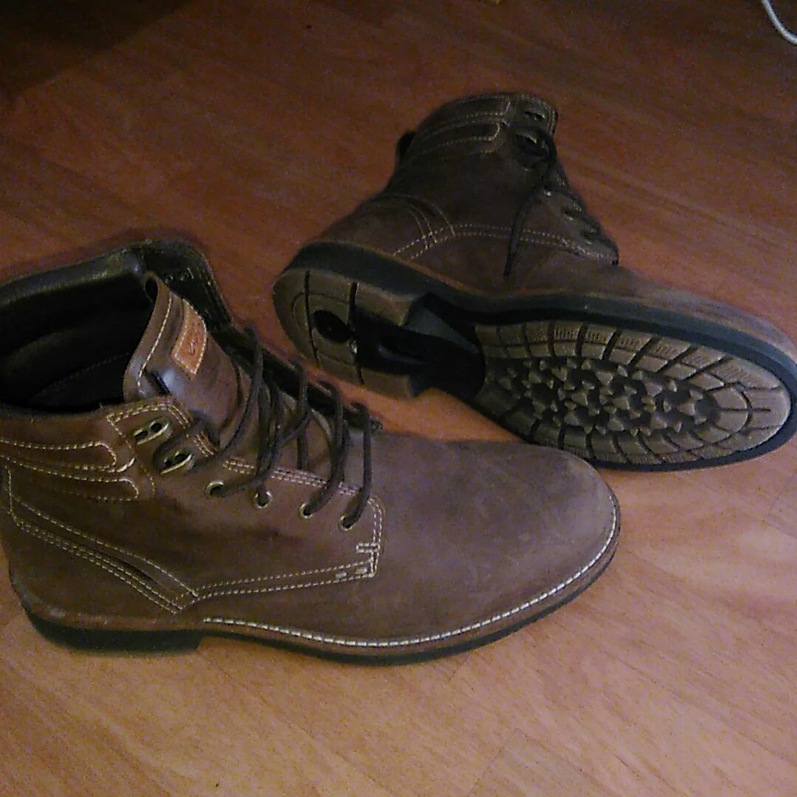 Ecco kängor i skinn stl45 - 90