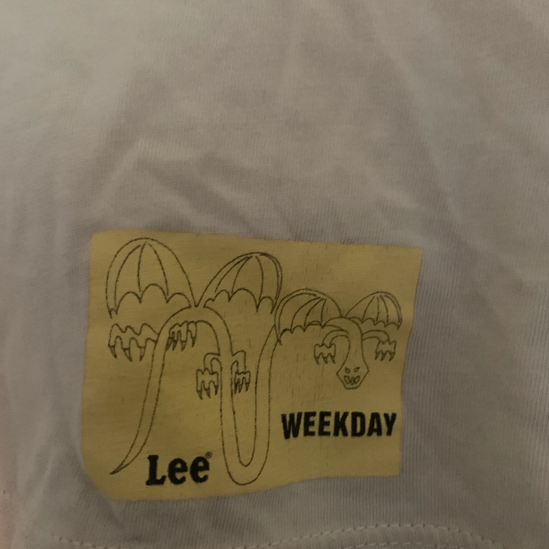 Lee croppad T-shirt  - 91