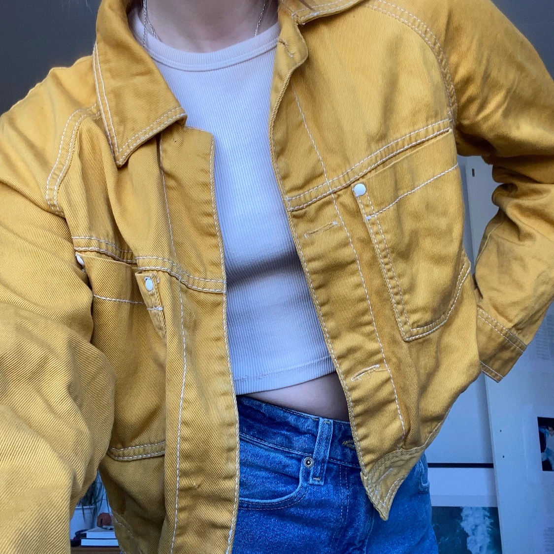 Zara oversize croppad jacka