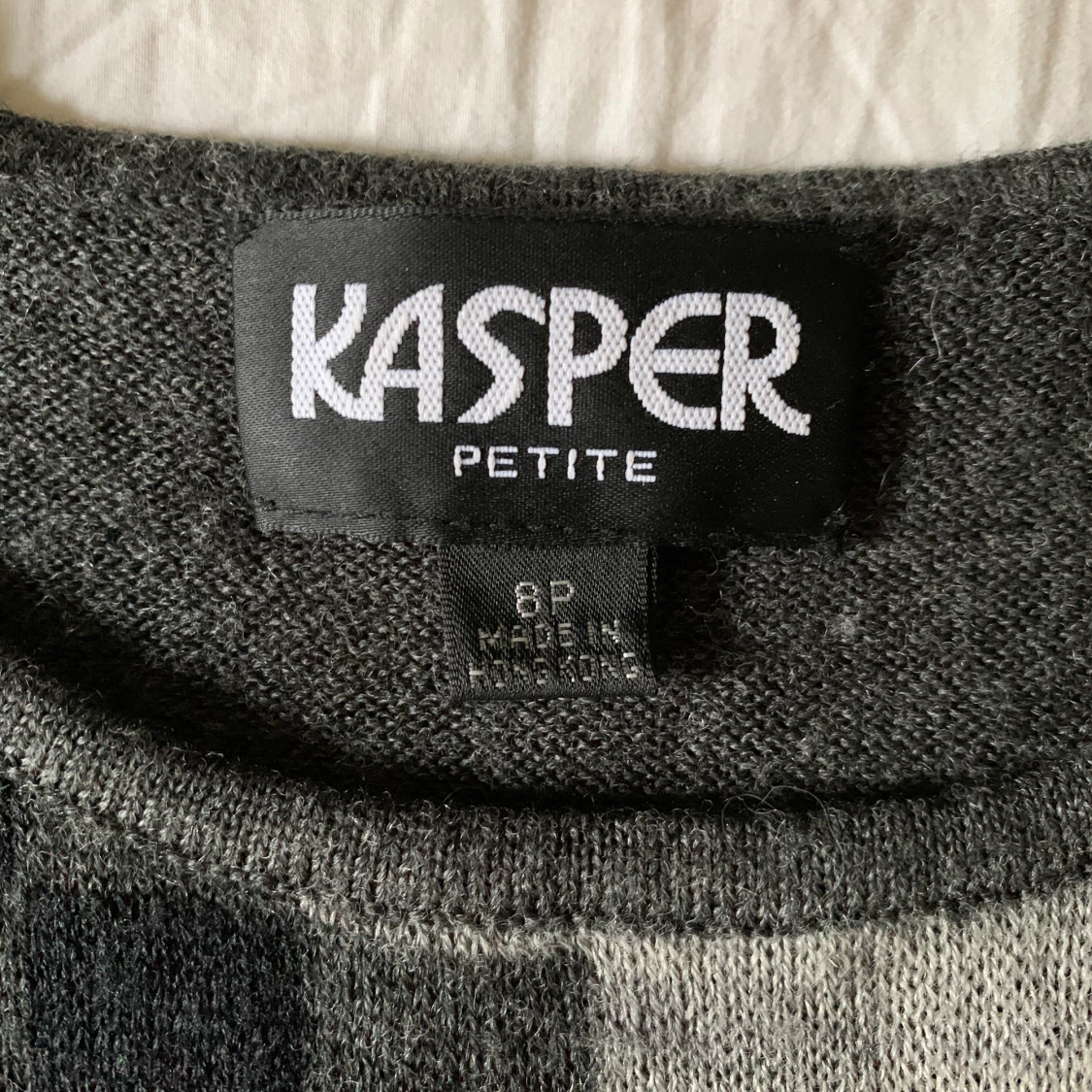 Rutig kortärmad ulltröja!! - 90