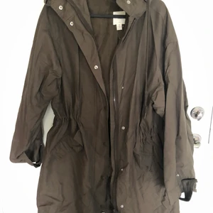 Rain Jacket Oversized - Khaki Rainjacket, pockets, zipper, 