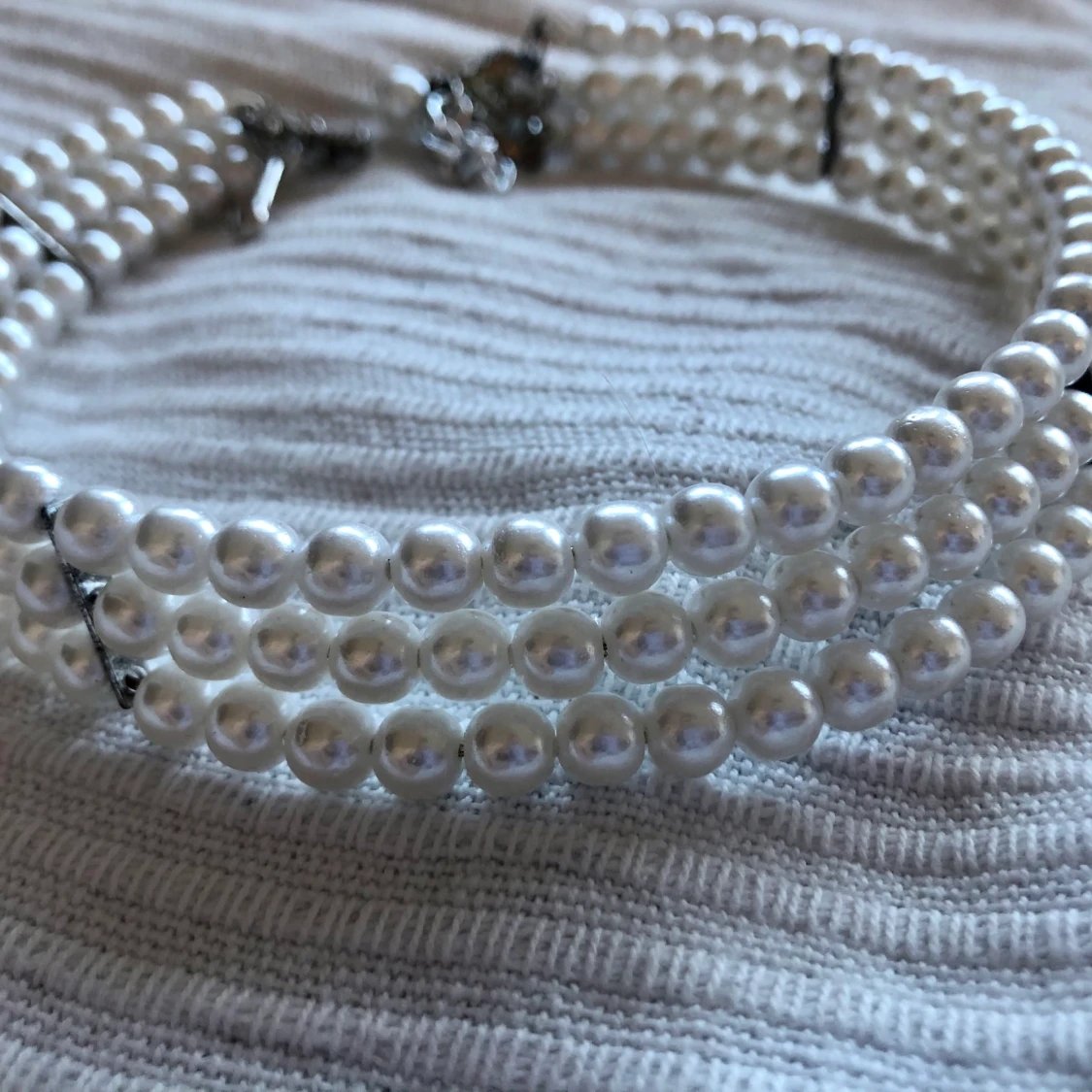 Pärlhalsband, tjockt - 91