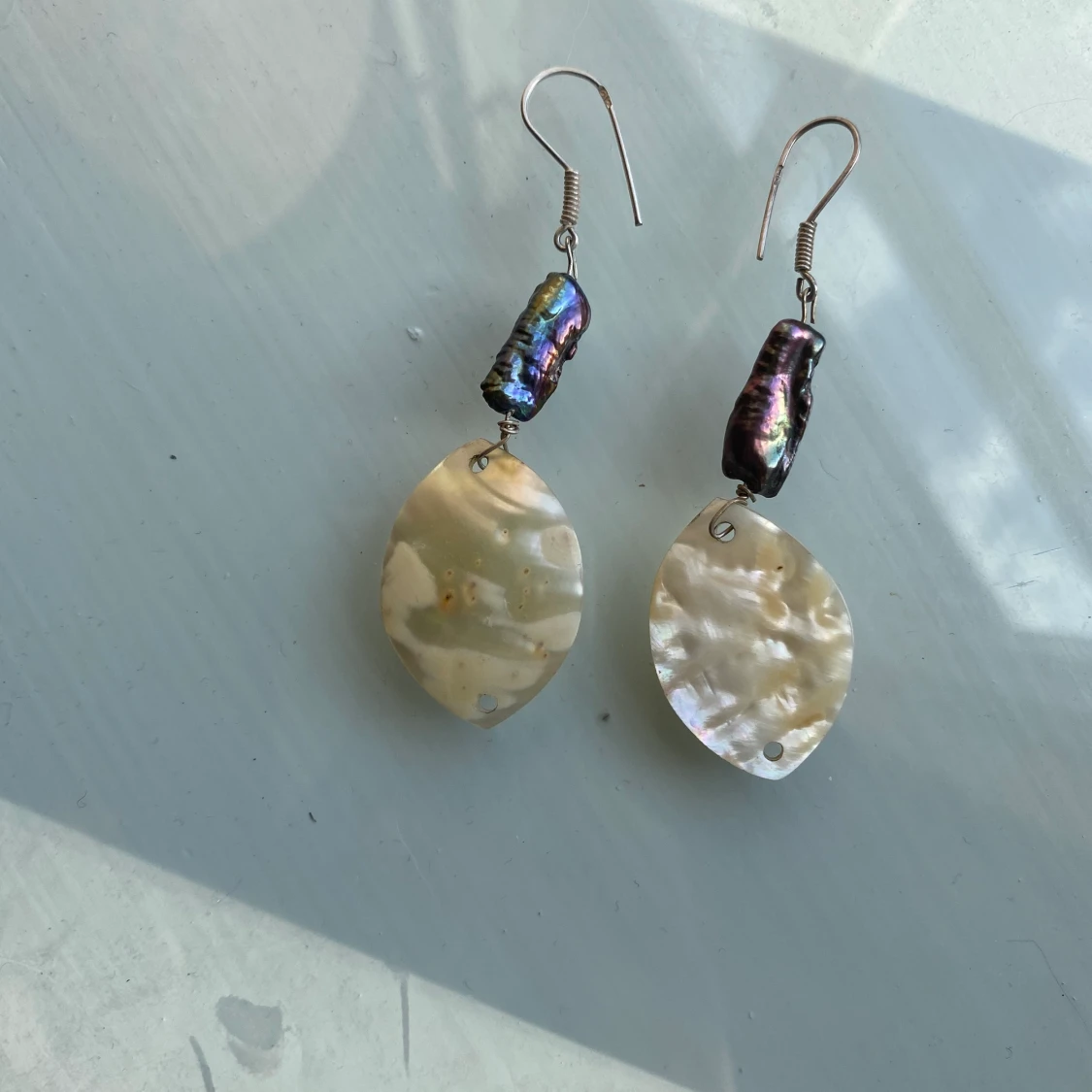 Örhängen av pärlemor! - 90