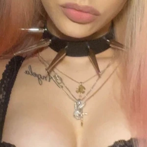 Choker  - Säljer min chocker för får ingen användning av den, den är ny och har bara använt den 1 gång för bilden! Går att justera till olika storlekar💞