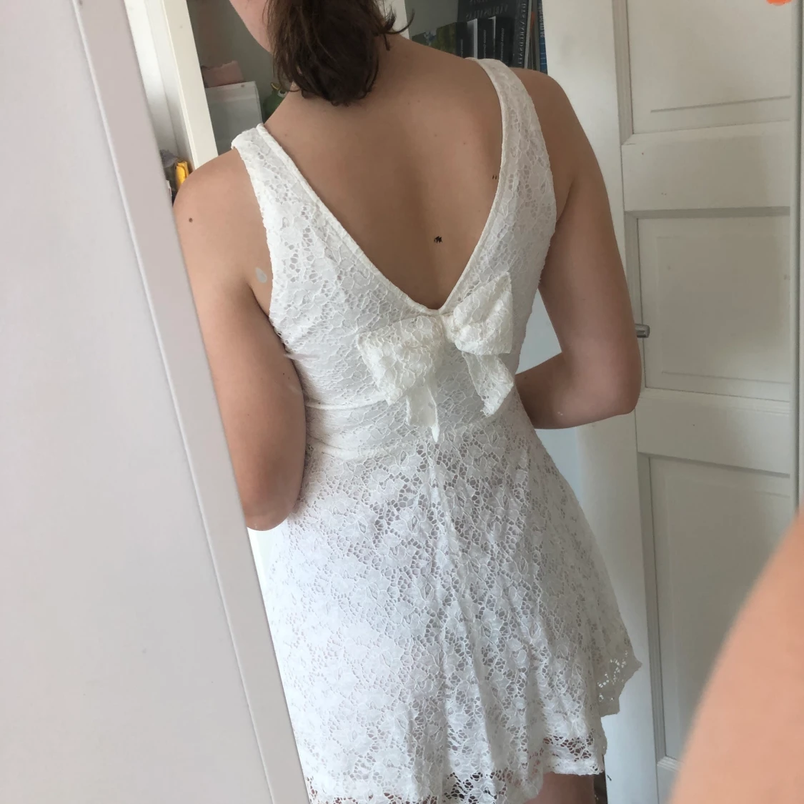 Vit klänning  - 90