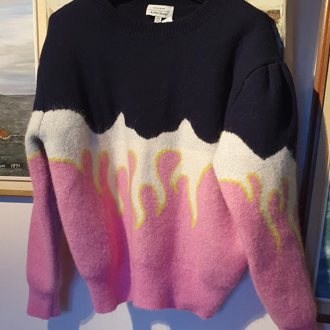 Stickad sit,sexig och unik tröja 