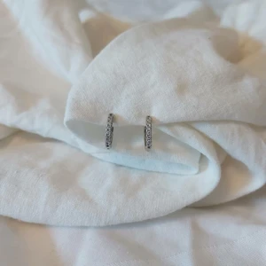 Örhängen - Så fina och trendiga örhängen i silver med strass!