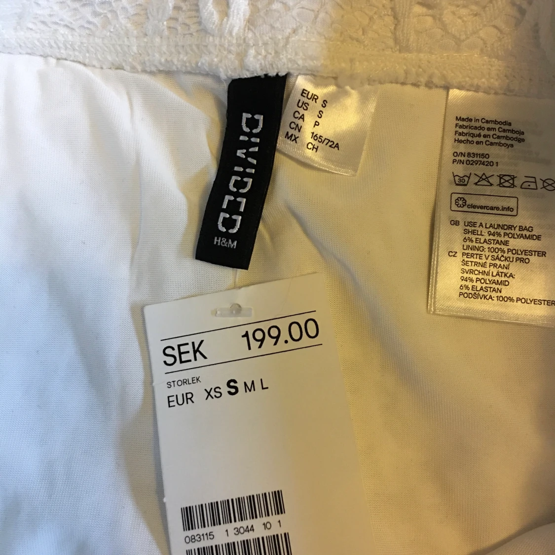 Kjol i fin spets  - 91