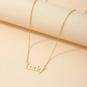 Lucky halsband  - Fashion  halsband non tarnish