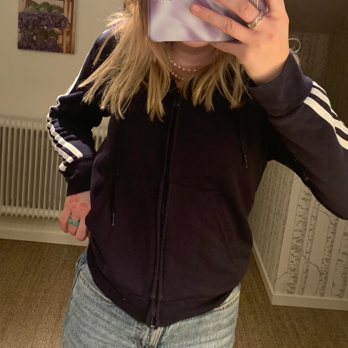 Adidas zip up hoddie