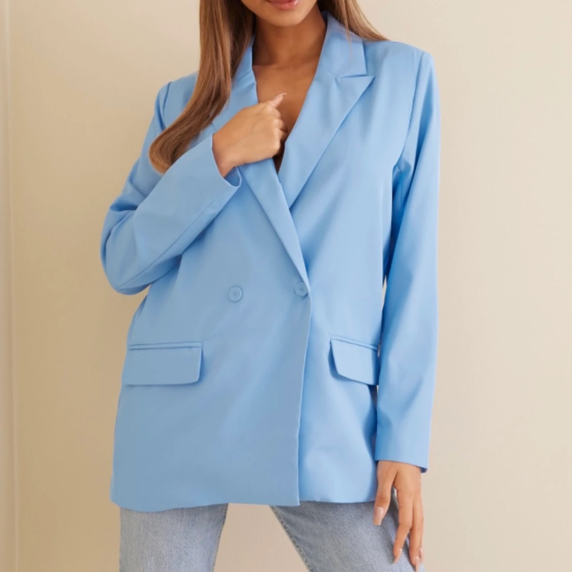 Helt ny blå kavaj - 90