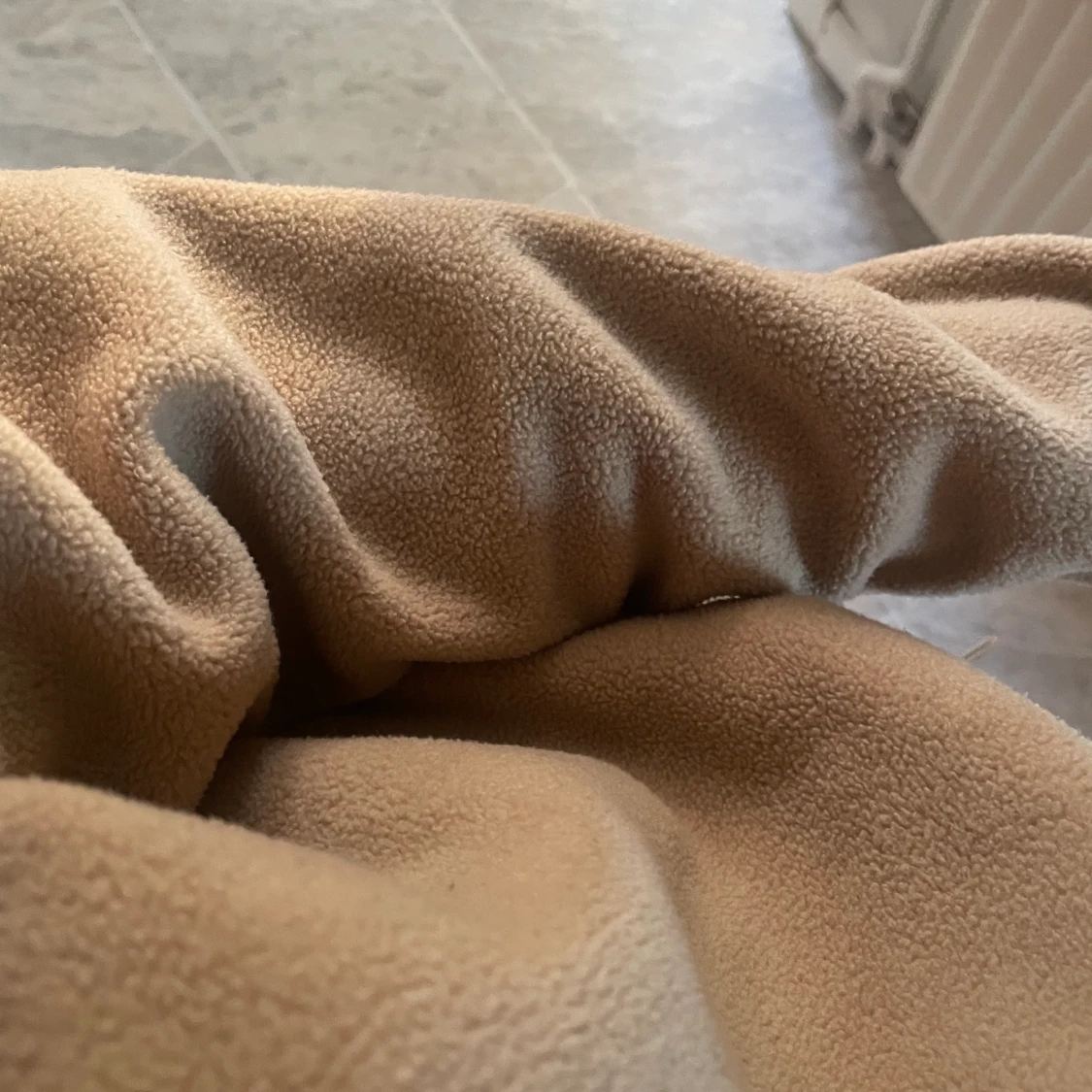 Beige fleecetröja  - 91