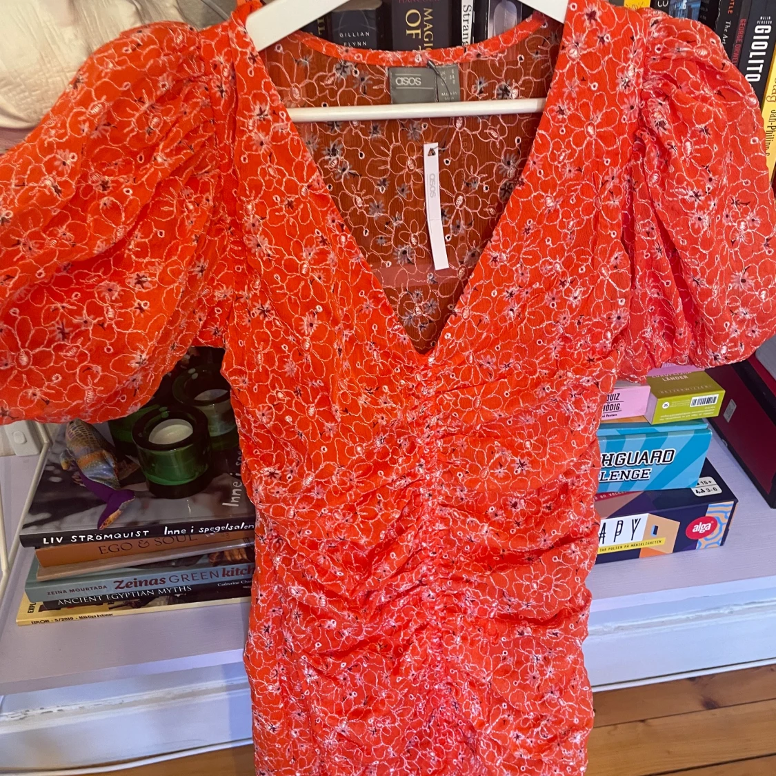 Blommig långklänning - 91