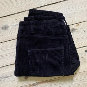 Svarta Manchester Byxor   - Svarta manchester byxor 