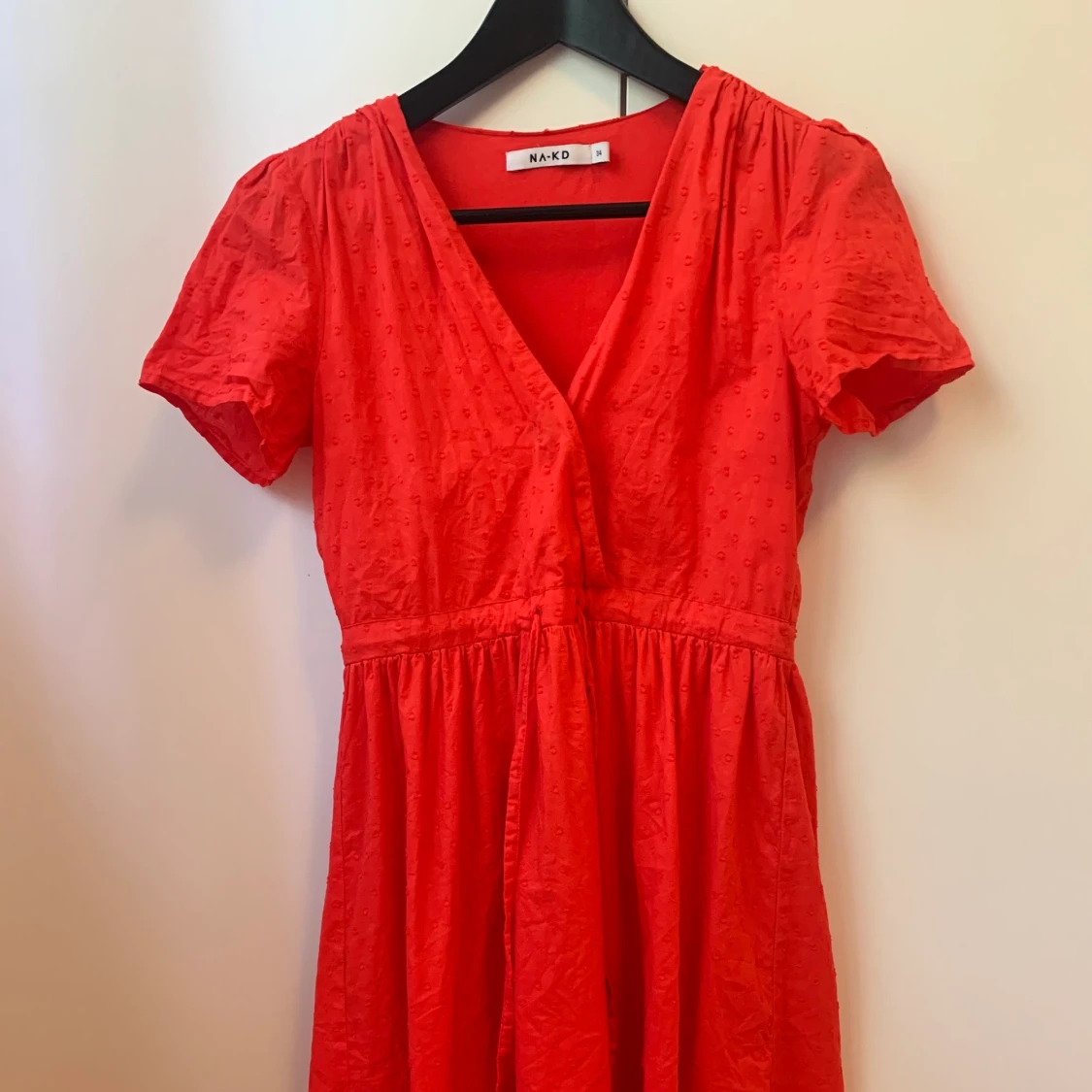 Röd sommarklänning  - 90